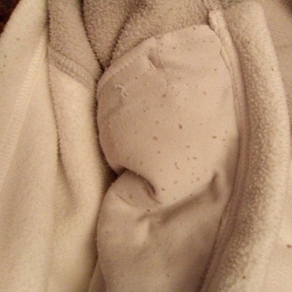 Ladies' The North Face Gray/White Denali Jacket Sz. S - Picture 5 of 6